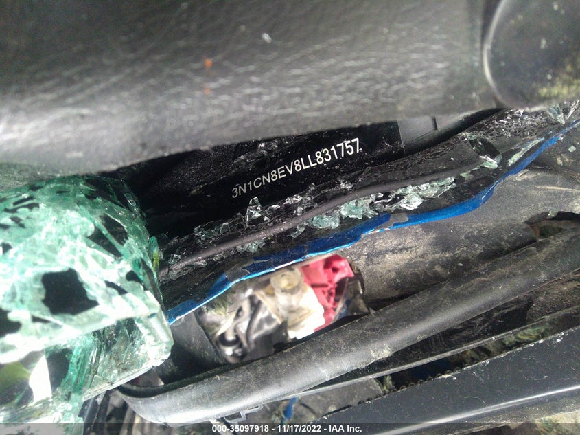 VIN 3N1CN8EV8LL831757 2020 NISSAN VERSA SV