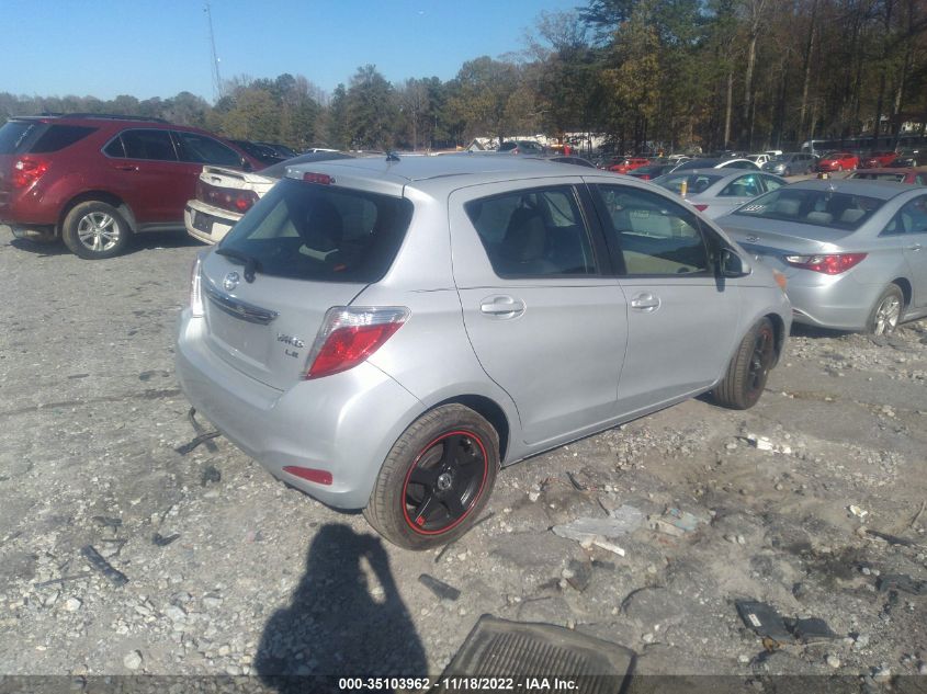 2013 TOYOTA YARIS LE JTDKTUD38DD550508