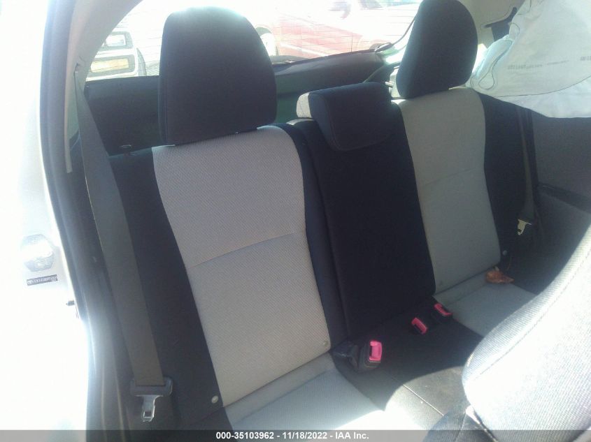 2013 TOYOTA YARIS LE JTDKTUD38DD550508