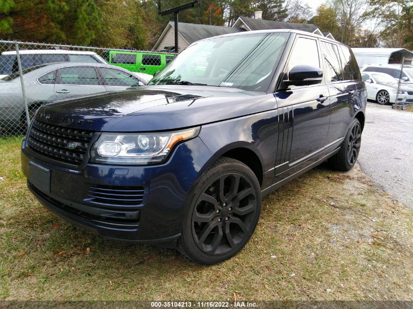 2015 LAND ROVER RANGE ROVER HSE SALGS2VF6FA208185