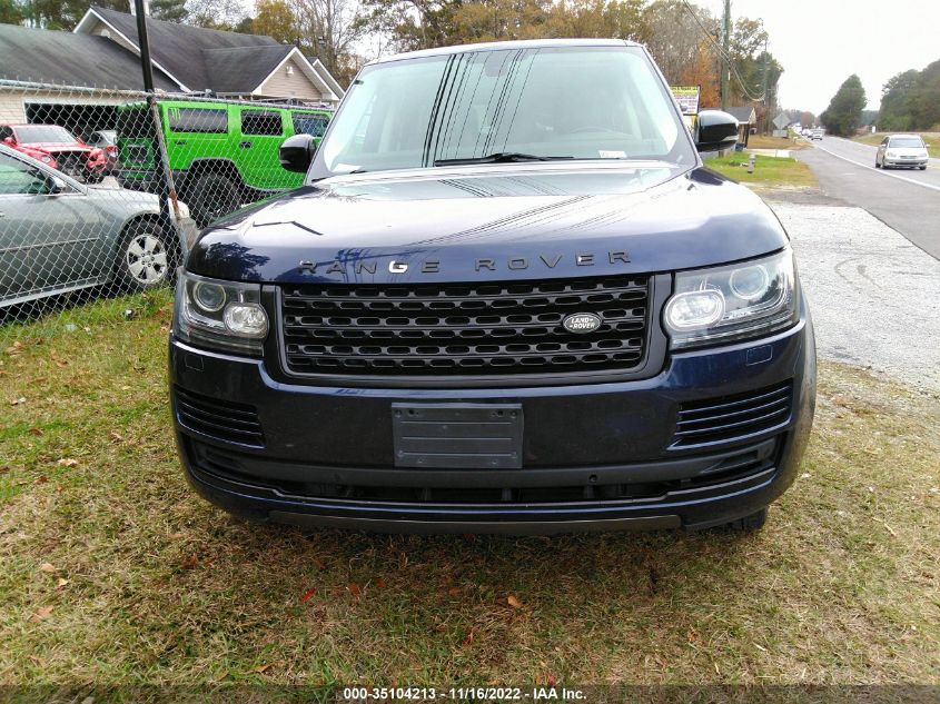 2015 LAND ROVER RANGE ROVER HSE SALGS2VF6FA208185