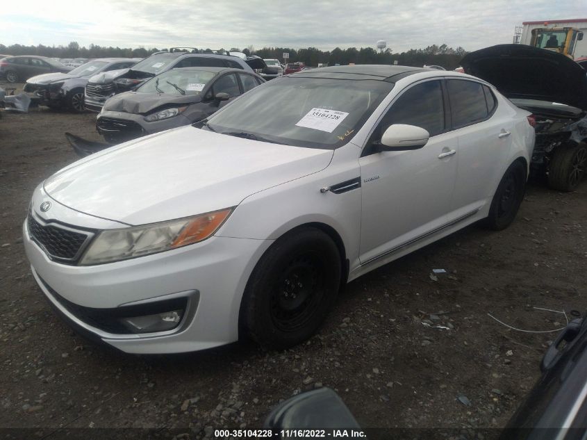 2013 KIA OPTIMA HYBRID EX KNAGM4AD3D5058265