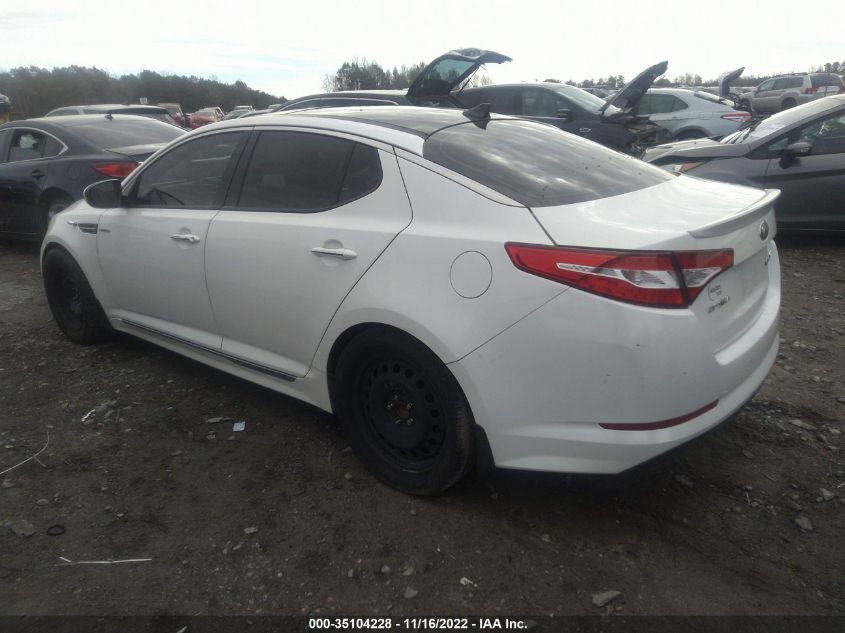 2013 KIA OPTIMA HYBRID EX KNAGM4AD3D5058265