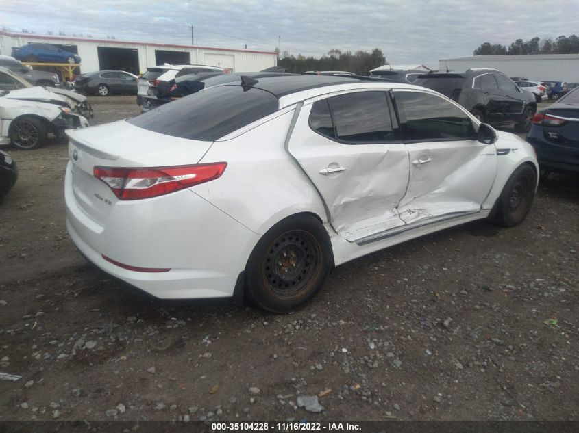 2013 KIA OPTIMA HYBRID EX KNAGM4AD3D5058265