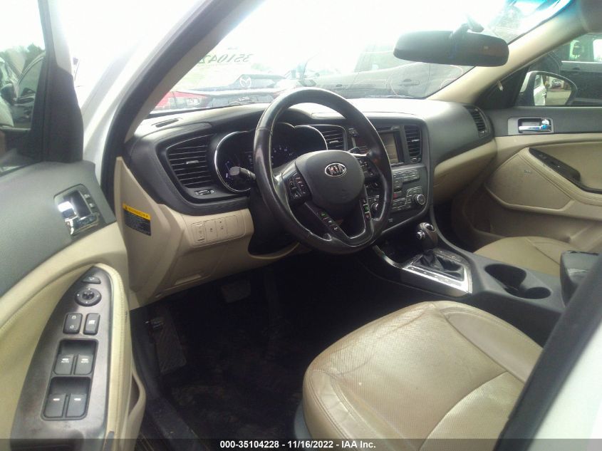 2013 KIA OPTIMA HYBRID EX KNAGM4AD3D5058265