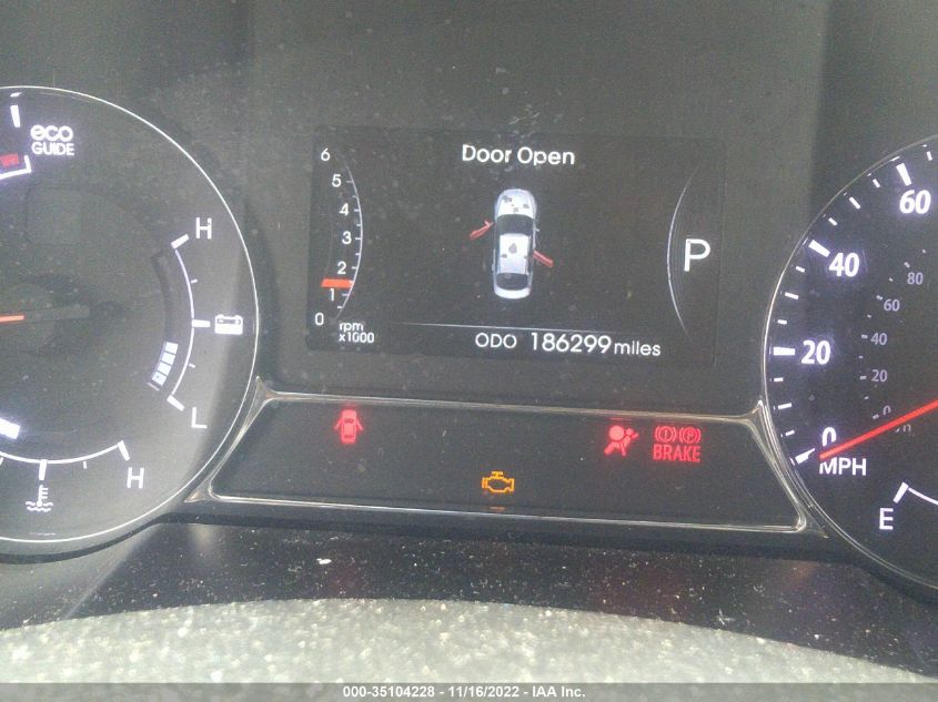 2013 KIA OPTIMA HYBRID EX KNAGM4AD3D5058265