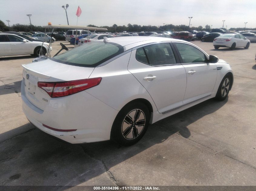 2013 KIA OPTIMA HYBRID LX KNAGM4AD2D5047371