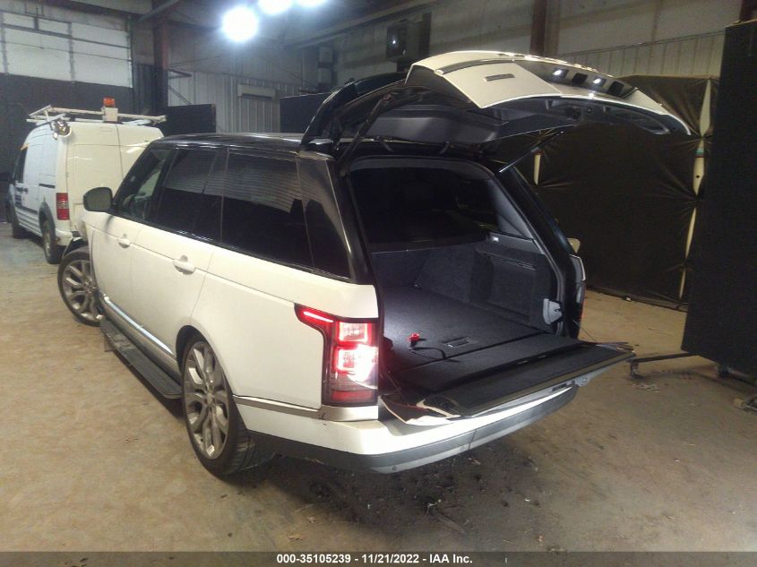 2014 LAND ROVER RANGE ROVER SUPERCHARGED SALGS2EFXEA152525