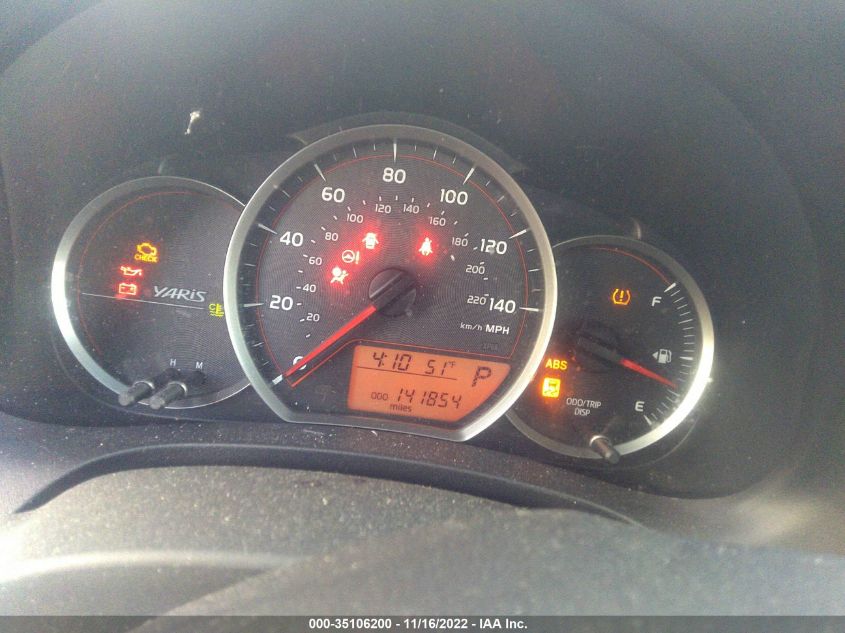 2013 TOYOTA YARIS L/LE/SE JTDKTUD37DD563962