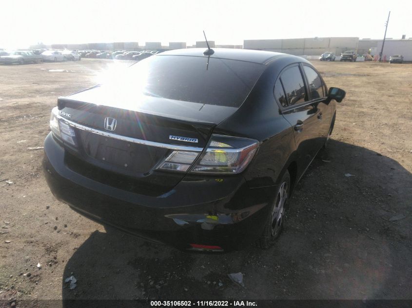 2014 HONDA CIVIC HYBRID 19XFB4F28EE201857