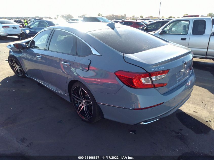 VIN 1HGCV3F91NA022128 2022 HONDA ACCORD HYBRID TOURING
