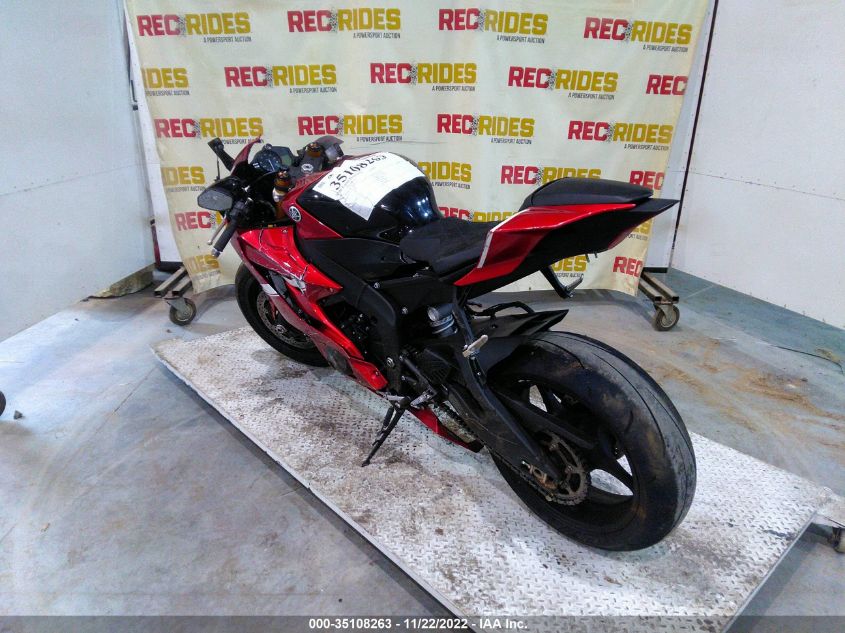 2017 YAMAHA YZFR6 JYARJ28E7HA002300