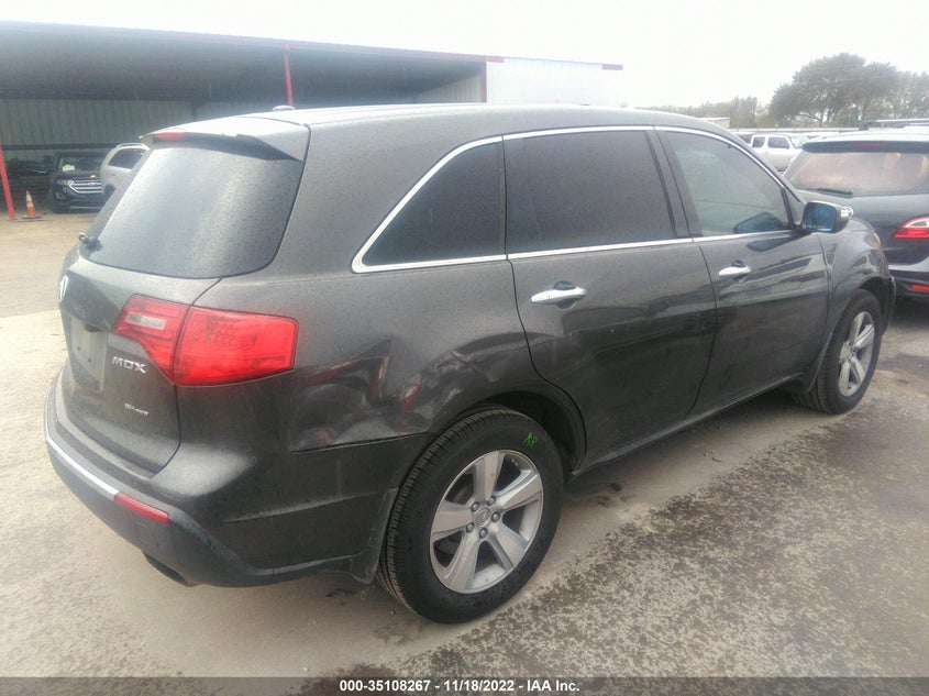 2011 ACURA MDX VIN: 2HNYD2H27BH509696