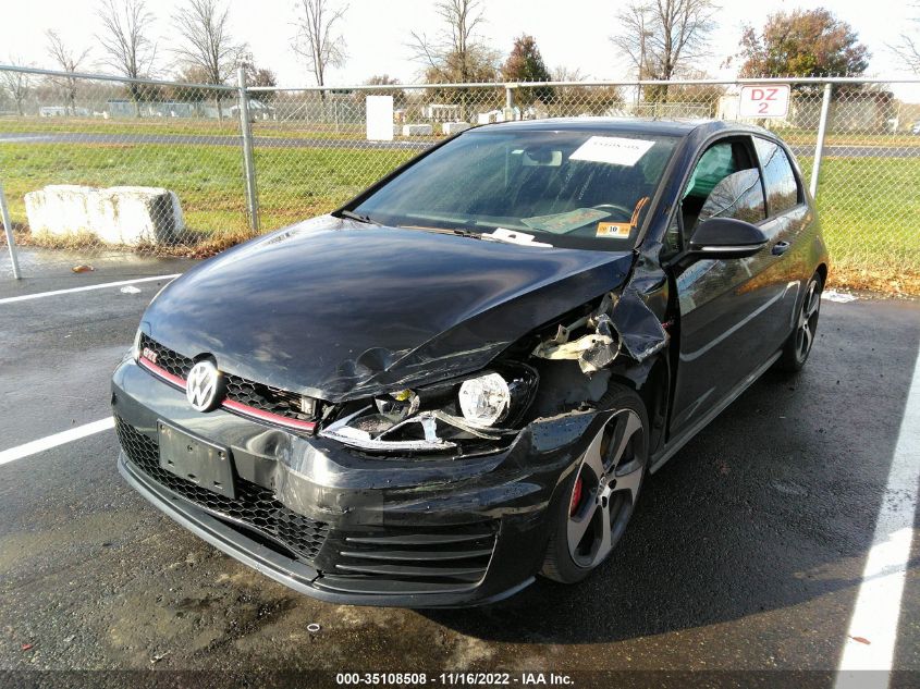 2015 VOLKSWAGEN GOLF GTI SE W/PERFORMANCE PKG 3VWT47AU9FM105277