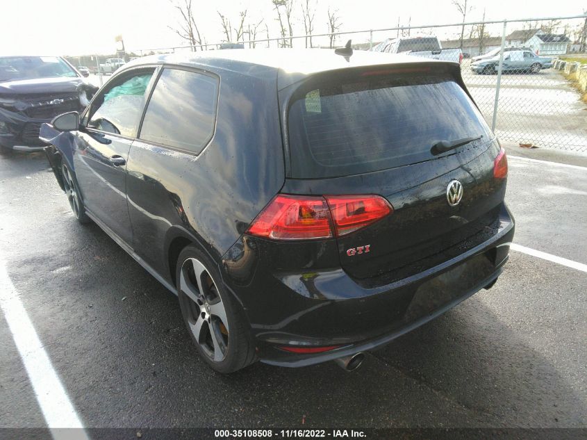 2015 VOLKSWAGEN GOLF GTI SE W/PERFORMANCE PKG 3VWT47AU9FM105277