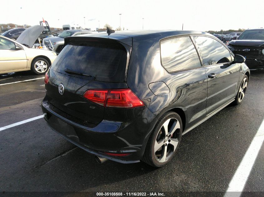 2015 VOLKSWAGEN GOLF GTI SE W/PERFORMANCE PKG 3VWT47AU9FM105277