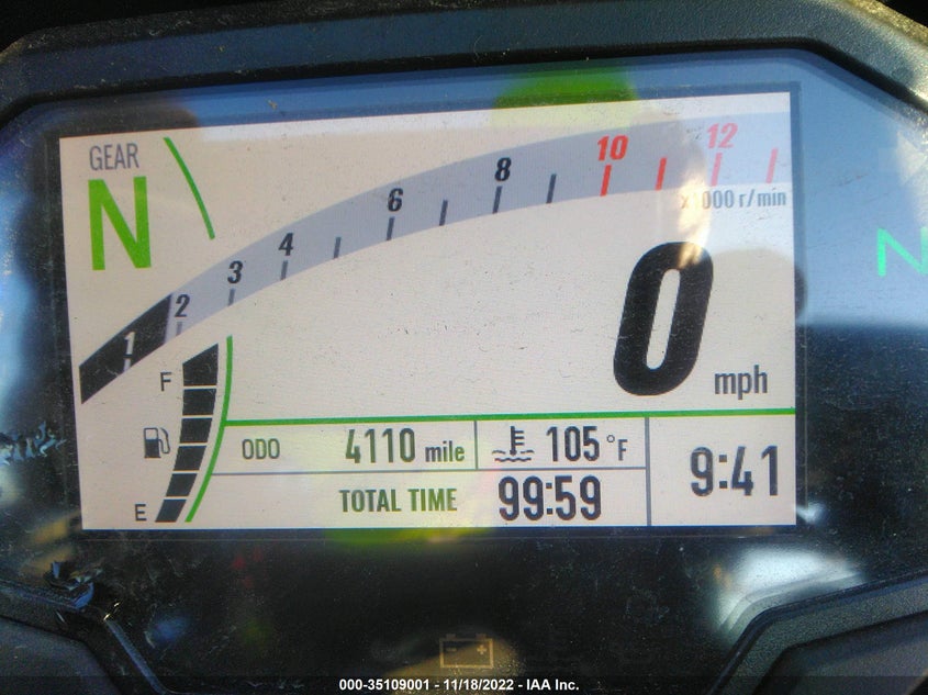 VIN ML5EXEN15NDA65052 2022 KAWASAKI EX650 N