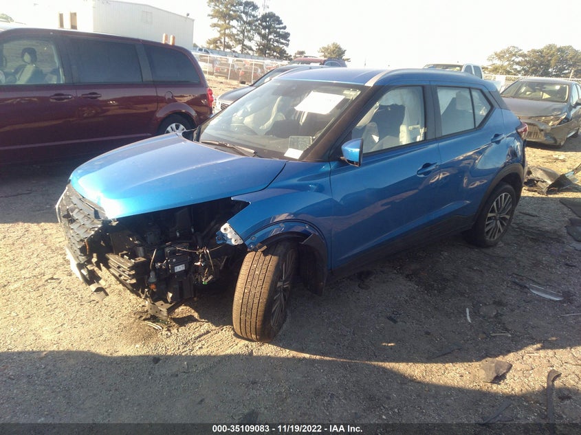 VIN 3N1CP5CV2ML521889 2021 NISSAN KICKS SV