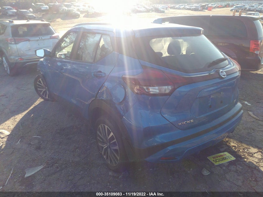 VIN 3N1CP5CV2ML521889 2021 NISSAN KICKS SV