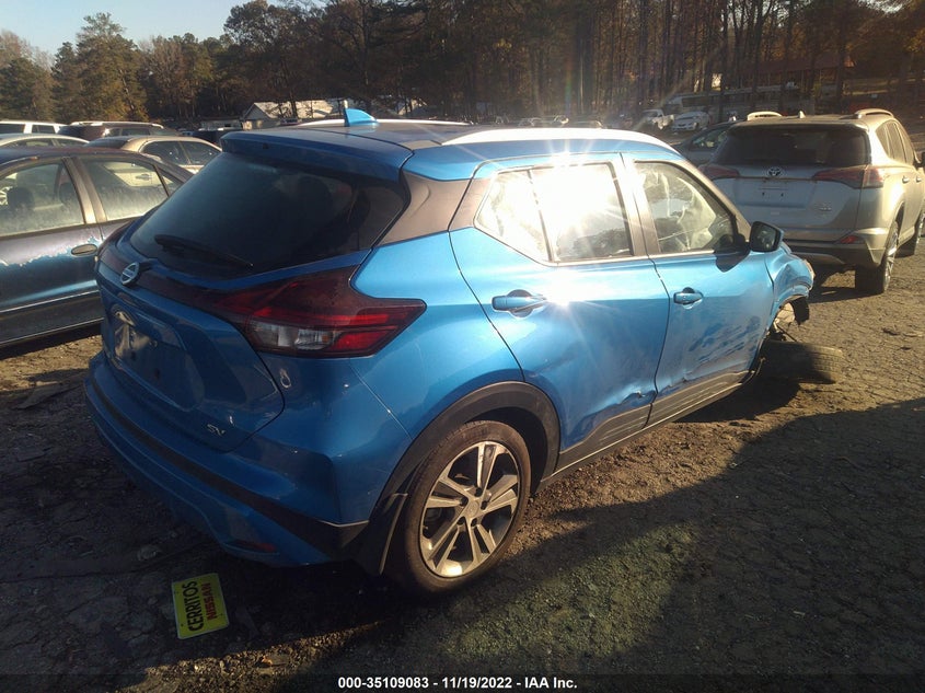 VIN 3N1CP5CV2ML521889 2021 NISSAN KICKS SV