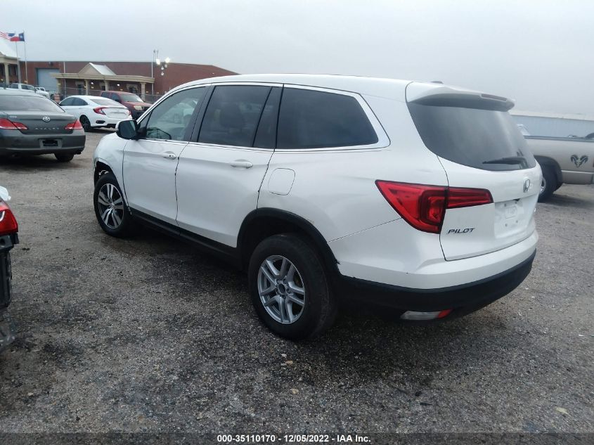 2018 HONDA PILOT EX 5FNYF6H31JB040948