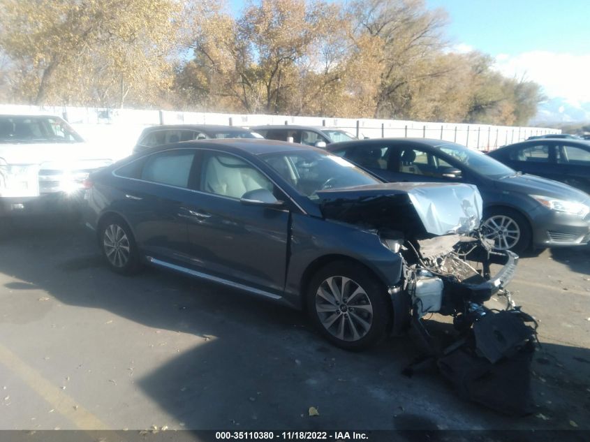 2015 HYUNDAI SONATA 2.4L SPORT - 5NPE34AF5FH083458