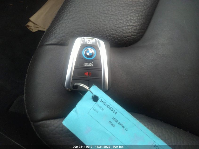 2016 BMW I3 WBY1Z2C50GV556947