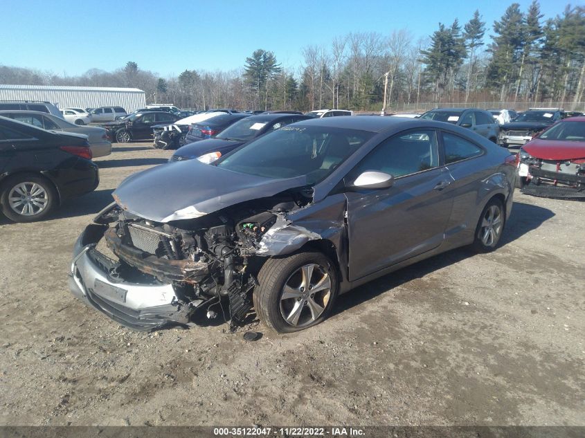 2013 HYUNDAI ELANTRA COUPE GS PZEV KMHDH6AE1DU016371