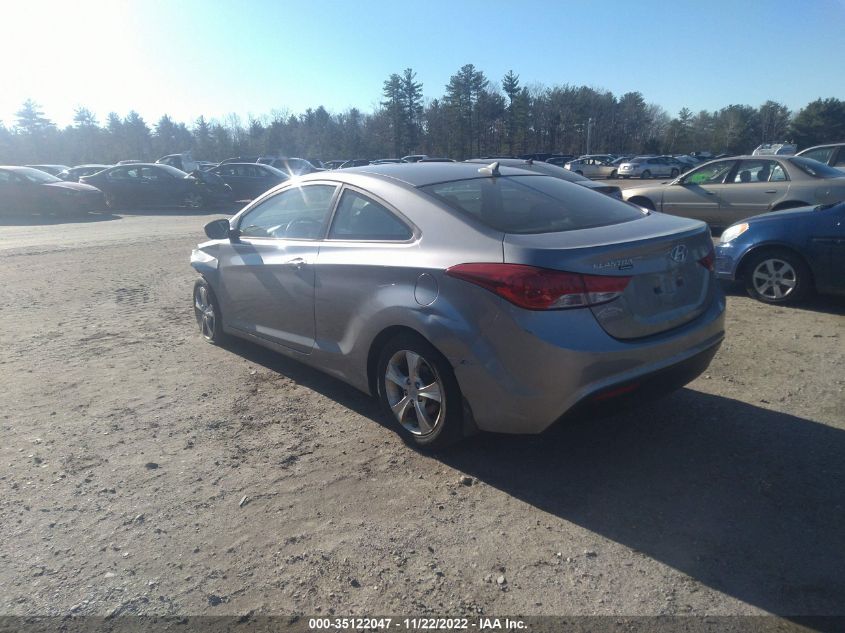 2013 HYUNDAI ELANTRA COUPE GS PZEV KMHDH6AE1DU016371