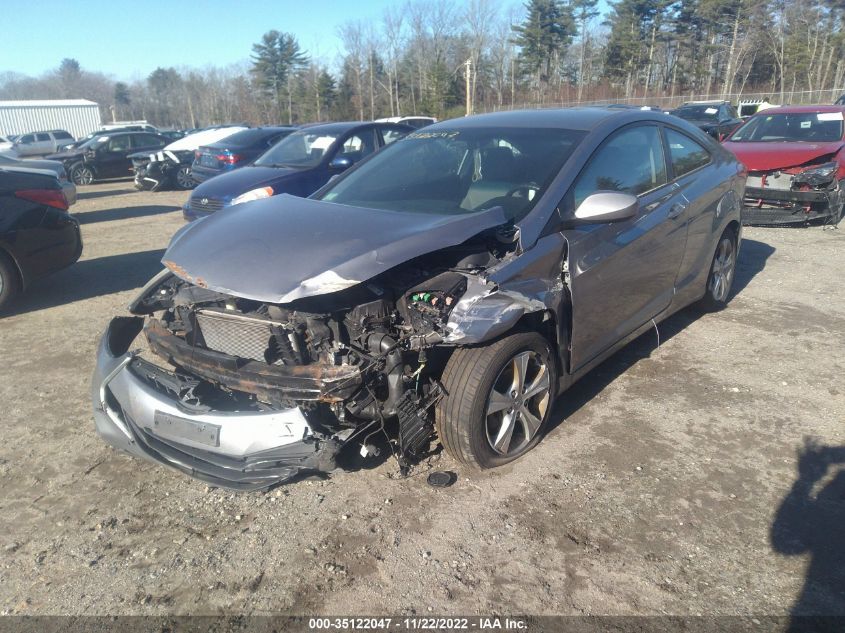 2013 HYUNDAI ELANTRA COUPE GS PZEV KMHDH6AE1DU016371