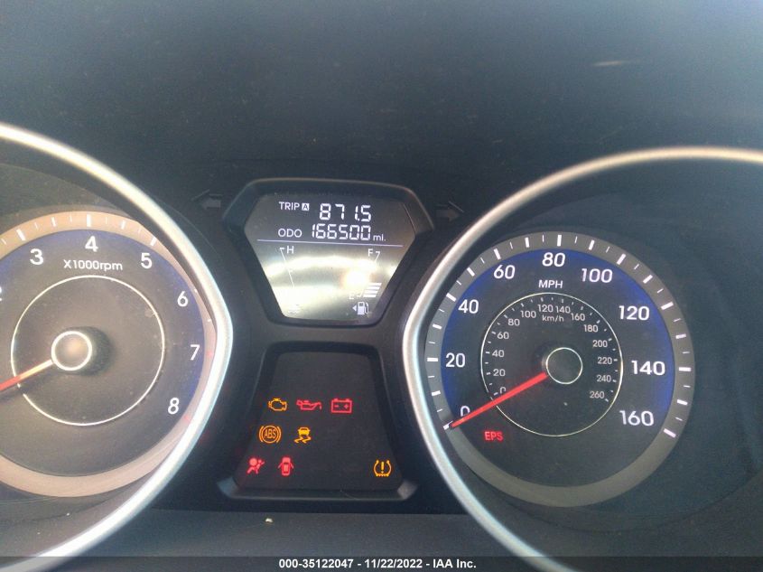 2013 HYUNDAI ELANTRA COUPE GS PZEV KMHDH6AE1DU016371