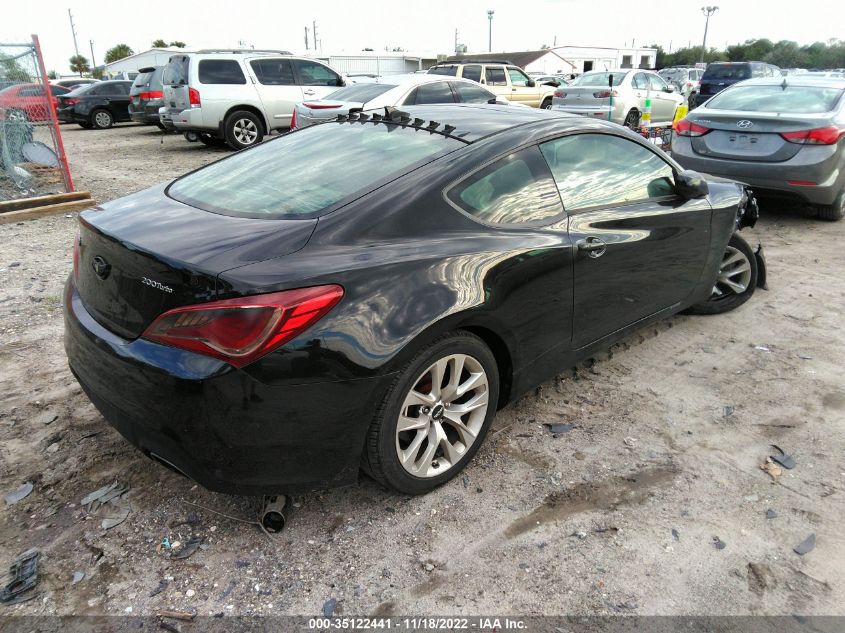 2013 HYUNDAI GENESIS COUPE 2.0T PREMIUM KMHHT6KD3DU112363