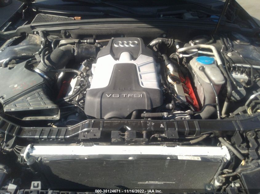 2013 AUDI S4 PRESTIGE WAUKGAFL6DA164734