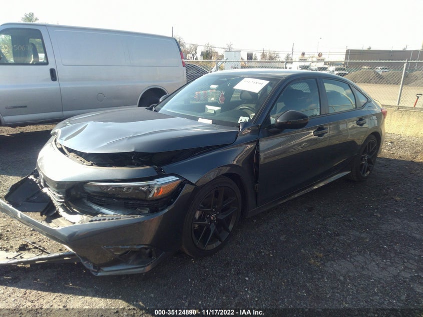 VIN 2HGFE2F52NH515984 2022 HONDA CIVIC SEDAN SPORT