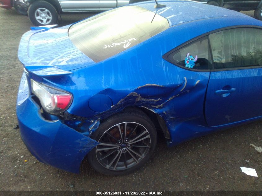 2013 SUBARU BRZ LIMITED JF1ZCAC19D1611871
