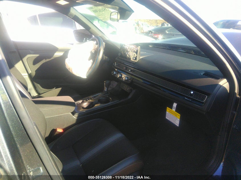 VIN 2HGFE2F59NH563191 2022 HONDA CIVIC SEDAN SPORT