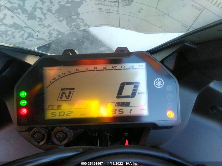 VIN MH3RH18Y8NK009171 2022 YAMAHA YZFR3 A