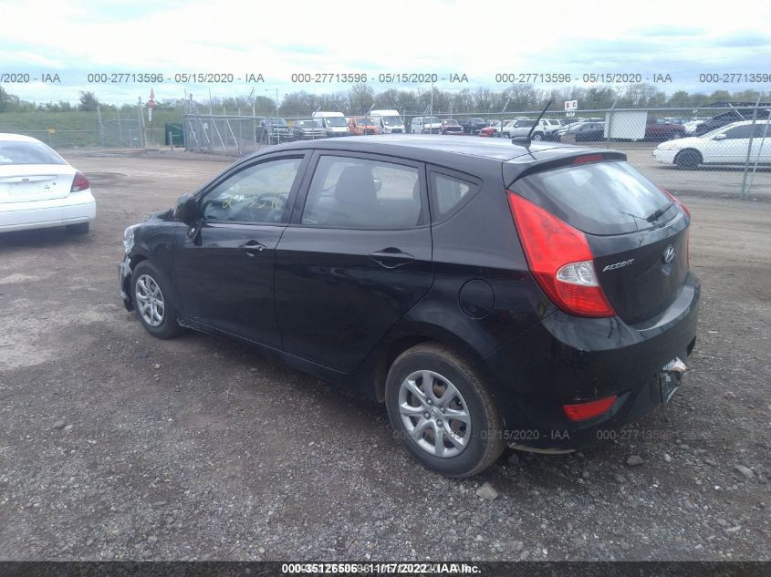 2013 HYUNDAI ACCENT GS KMHCT5AE7DU135806