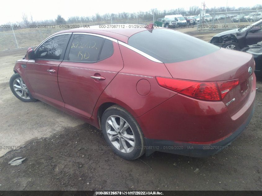 2013 KIA OPTIMA EX 5XXGN4A73DG109995