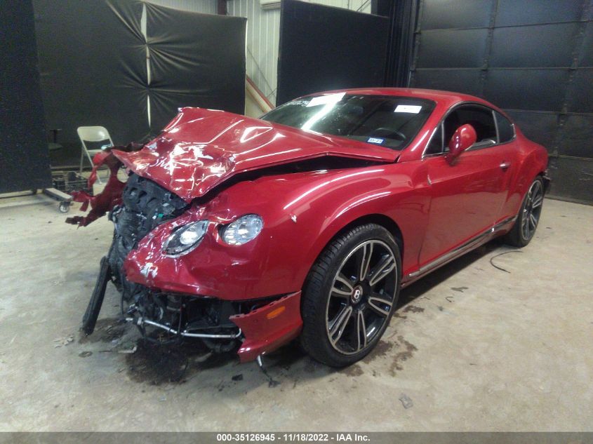 2013 BENTLEY CONTINENTAL GT V8 SCBFT7ZA4DC083087
