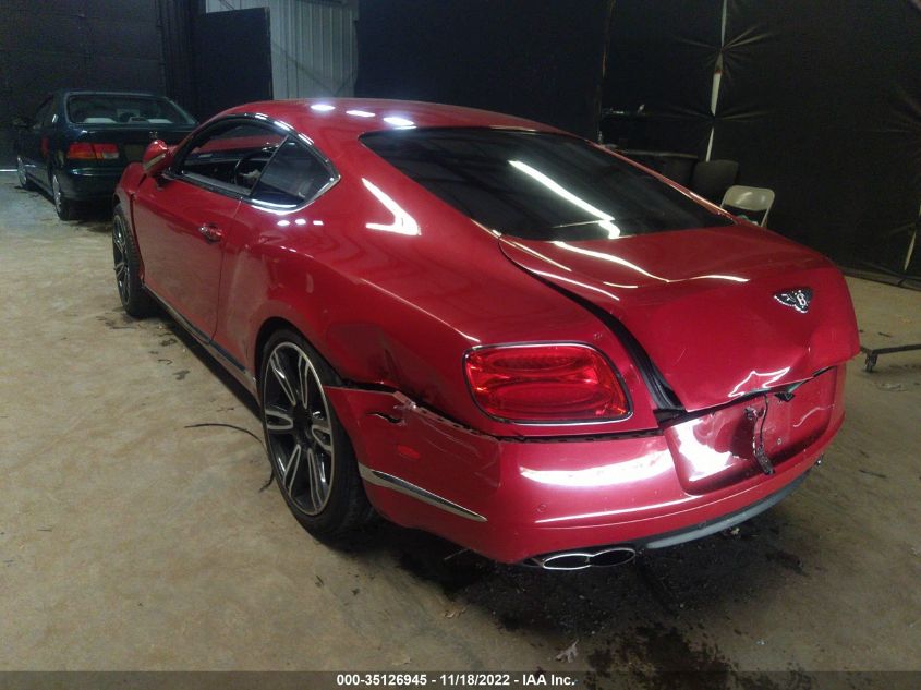 2013 BENTLEY CONTINENTAL GT V8 SCBFT7ZA4DC083087