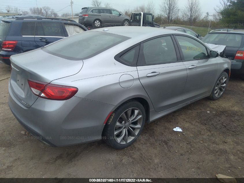 2015 CHRYSLER 200 S 1C3CCCBB6FN554826