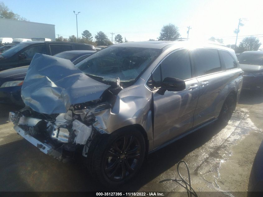 5TDXRKECXNS132397 2022 TOYOTA SIENNA, photo no. 2