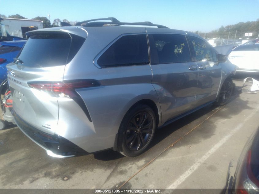 5TDXRKECXNS132397 2022 TOYOTA SIENNA, photo no. 4