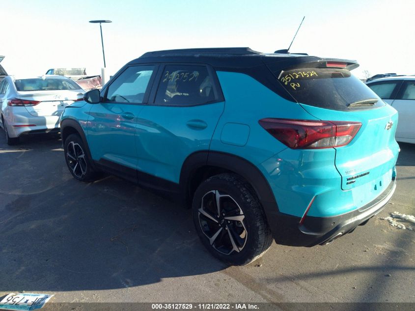 2022 CHEVROLET TRAILBLAZER RS KL79MUSL3NB024702