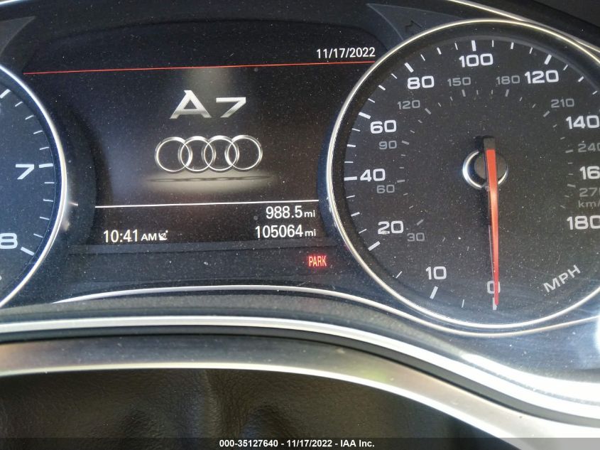 2013 AUDI A7 3.0 PRESTIGE WAU2GAFCXDN011699