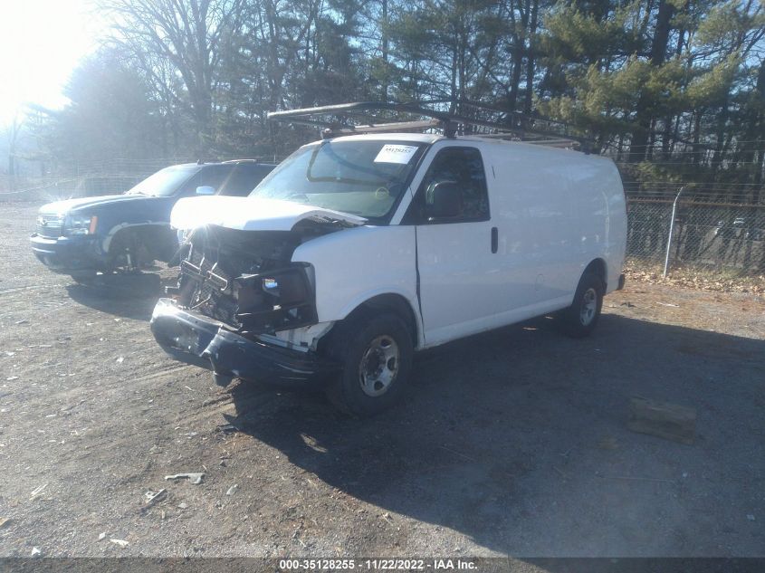 2013 CHEVROLET EXPRESS 2500 WORK VAN 1GCWGFCA2D1141584