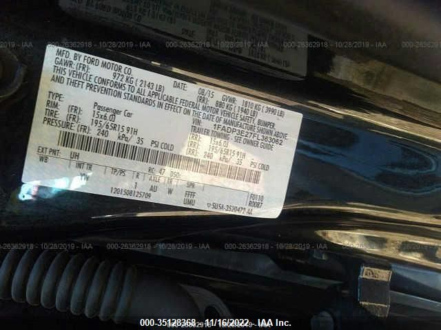 2015 FORD FOCUS S 1FADP3E27FL363062