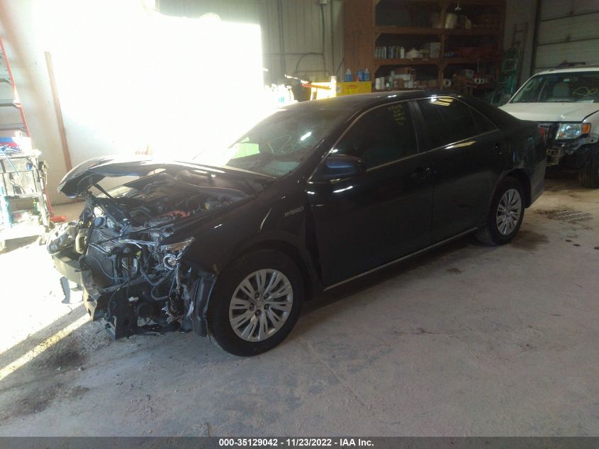 2013 TOYOTA CAMRY HYBRID LE/XLE 4T1BD1FK5DU066291