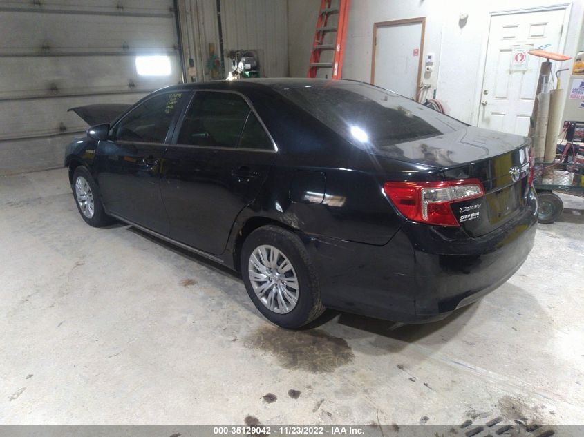2013 TOYOTA CAMRY HYBRID LE/XLE 4T1BD1FK5DU066291